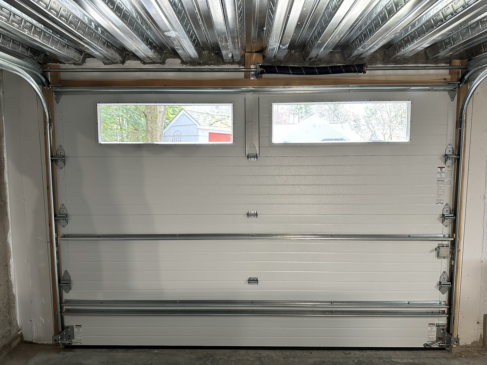 Lower level garage
